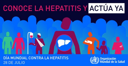 Día Mundial contra la Hepatitis: Prevenir la hepatitis, actuar ya