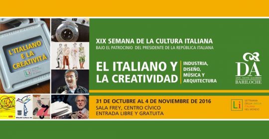 XIX Semana del a Cultura Italiana «El italiano y la creatividad: Industria, diseño, música y arquitectura»